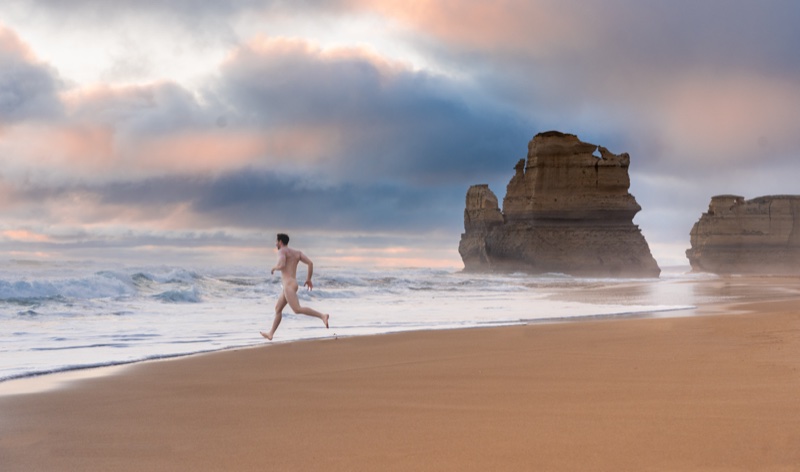 Running on the Beach